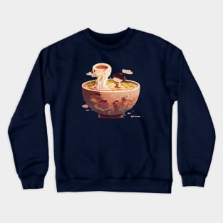 Ramen World in a Bowl Crewneck Sweatshirt